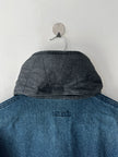 BONEVILLE BY MASSIMO OSTI - 1980s OVERSIZED DENIM BOMBER JACKET