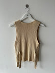 YOHJI YAMAMOTO Y'S -  early 1990s BUTTONED FRONT KNIT VEST TOP