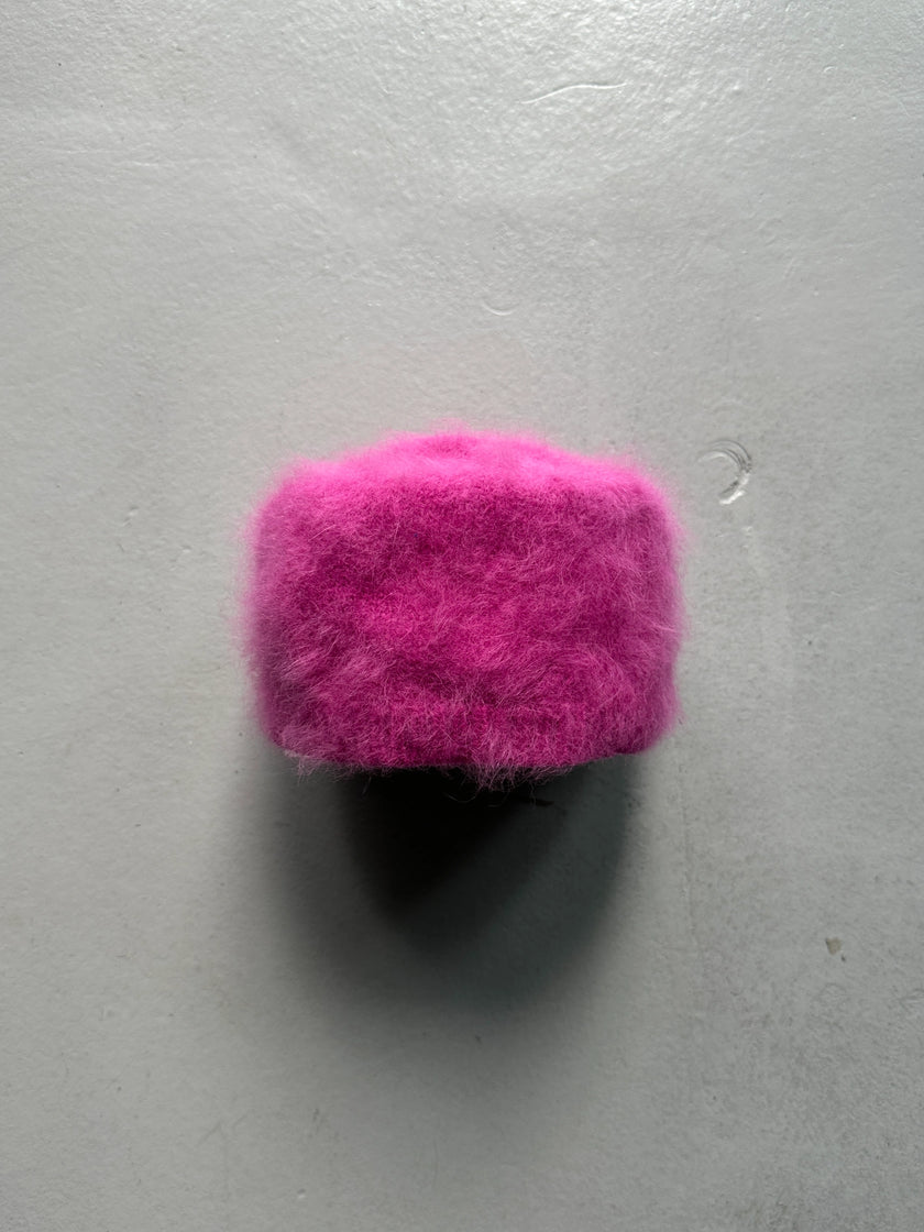 GIORGIO ARMANI - 1990s FUZZY WOOL HAT