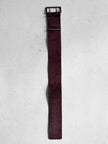 GIANFRANCO FERRÉ - late 1990s WIDE SUEDE BELT WITH DOUBLE PRONG BUCKLE