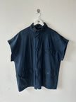 VALENTINO - 1980s 2 IN 1 COTON JACKET VEST WITH BACK PANEL DETAIL