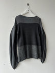 VALENTINO - 1990s PANELED TOP WITH CURVED SLEEVE