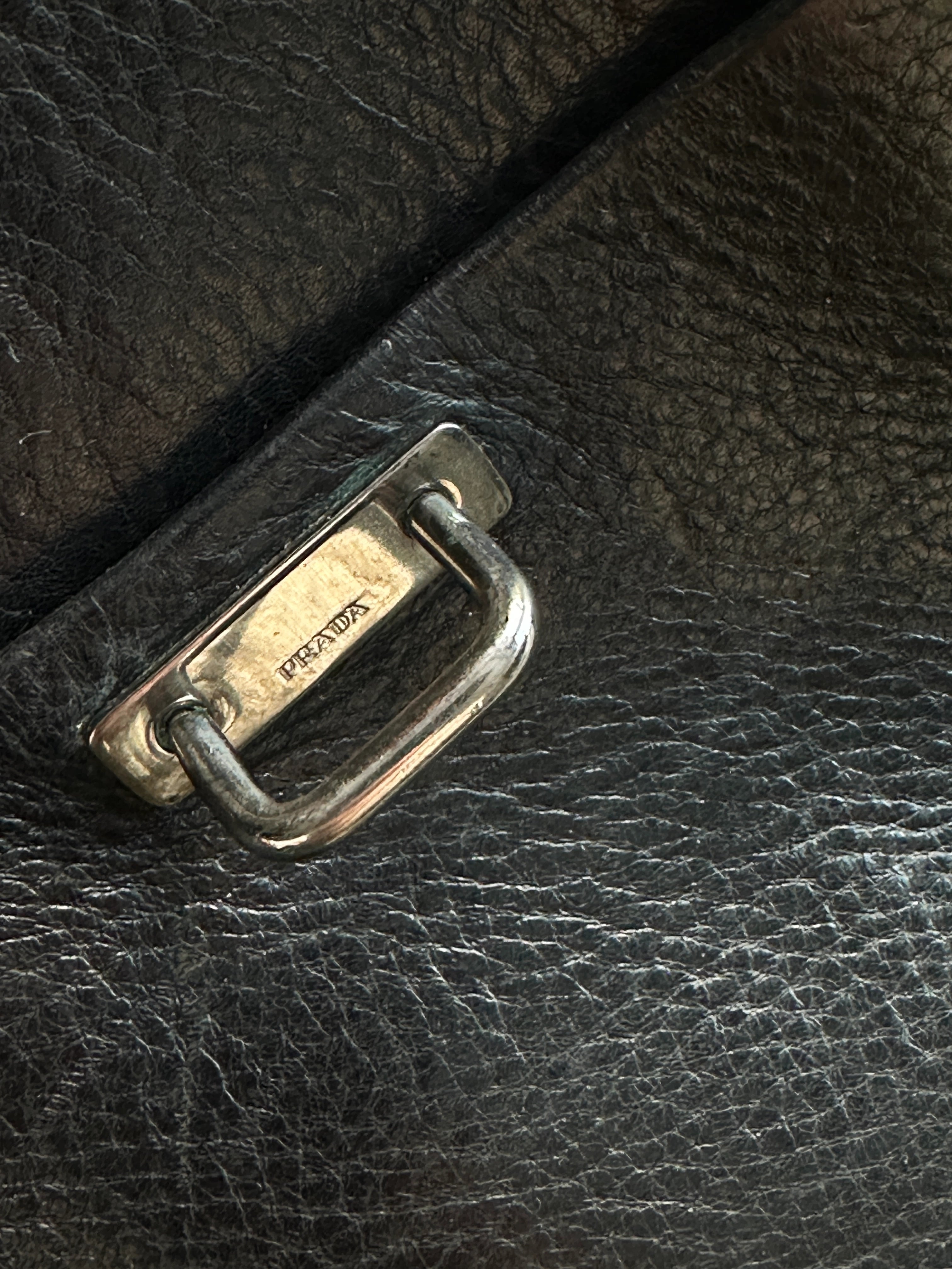 PRADA - A/W 2001 BOSTON LEATHER BAG