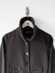 EMPORIO ARMANI - F/W 2015 WOOL JACKET WITH LAYERED SLEEVE