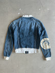 ARMANI JEANS - 2000s LIGHT JEANS BOMBER JACKET