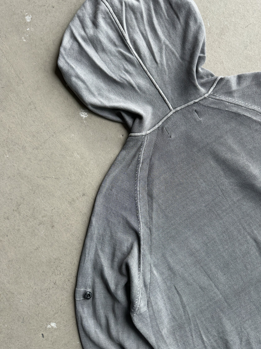 STONE ISLAND - 2000s HOODED KNIT SWEATER