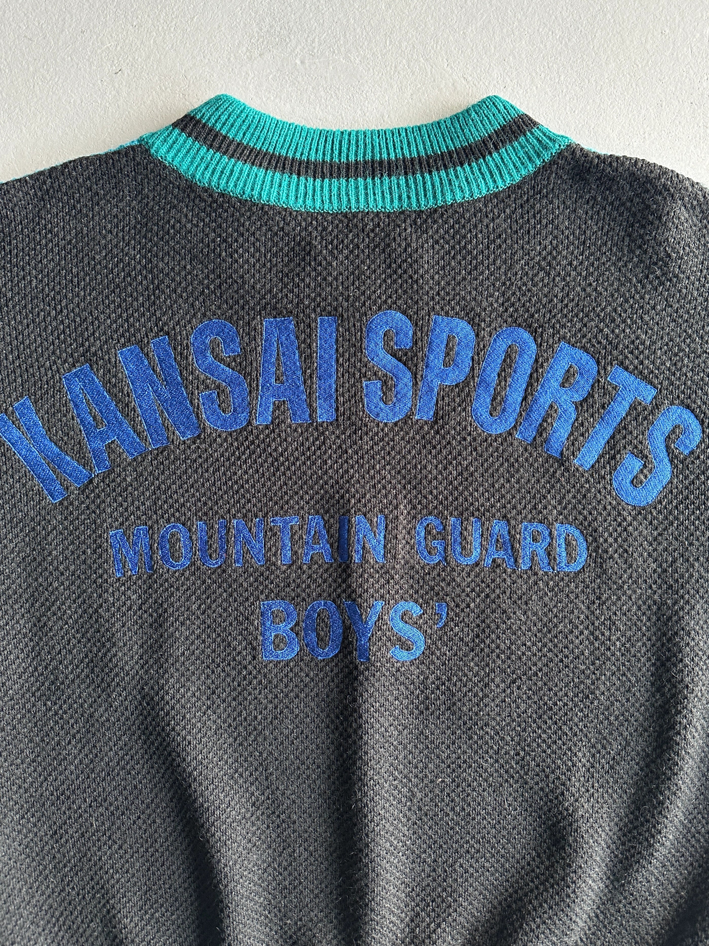 KANSAI YAMAMOTO SPORTS- 1980s CHUNKY KNIT OVERSIZED JUMPER