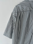 YOHJI YAMAMOTO Y'S - late 2000s DOUBLE LAYER SHORT SLEEVE SHIRT