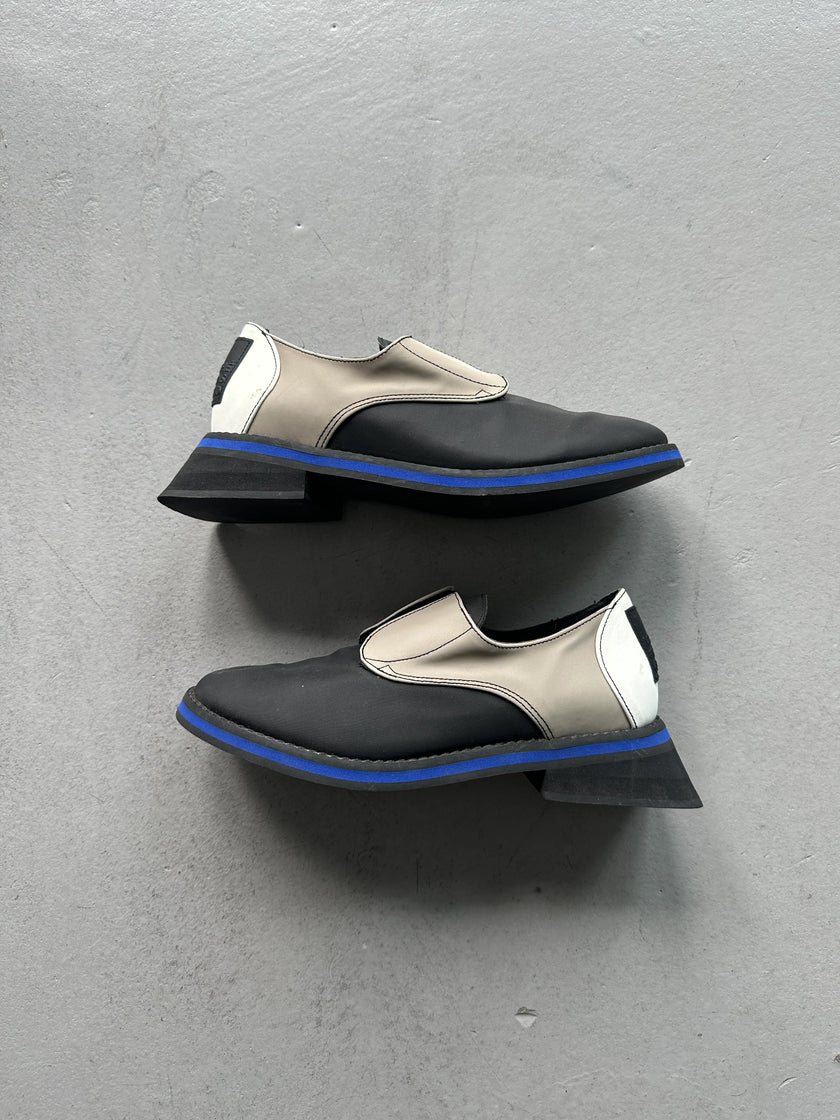 MARITHÉ + FRANÇOIS GIRBAUD - S/S 1998 SQUARE HEEL SLIP ON SHOES