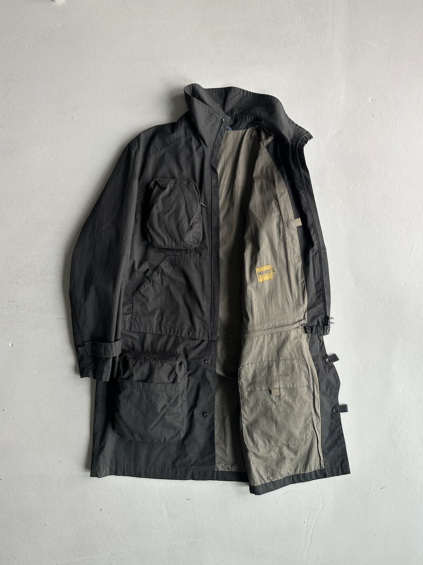 KENZO - 1990s 2 IN 1 MODULAR PARKA