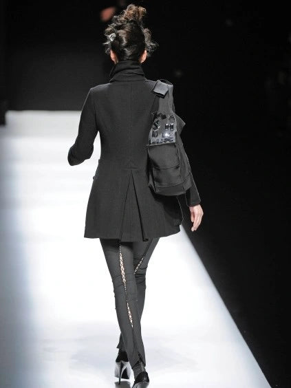 MARITHÉ + FRANÇOIS GIRBAUD - F/W 2009 RUCHED FRONT WOOL JACKET WITH CORSET INNER LAYER