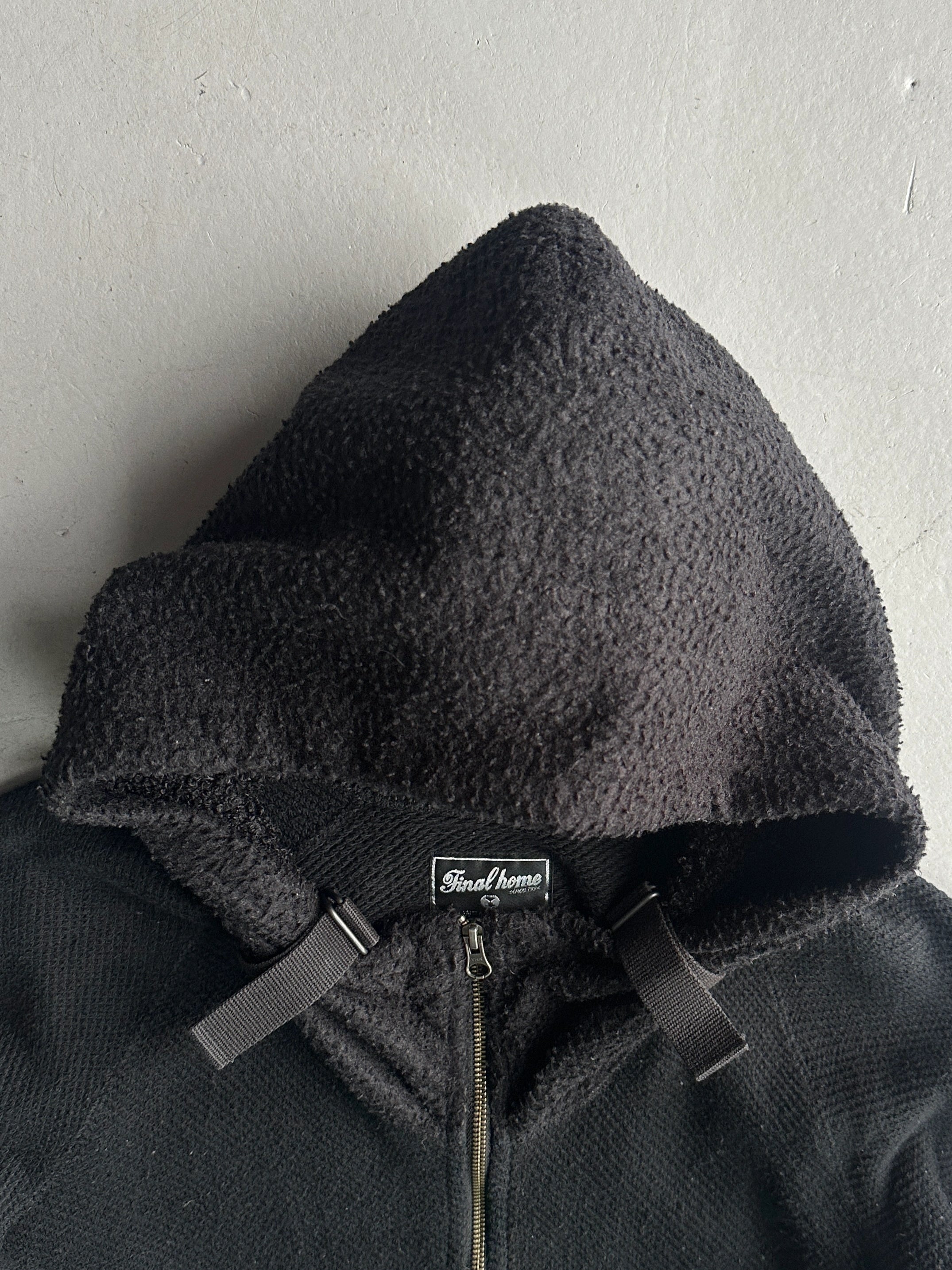 FINAL HOME - early 2000s ZIPPED FLEECE HOODIE