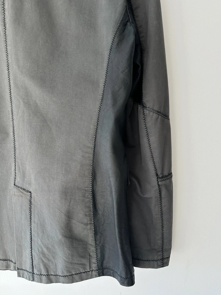 BIKKEMBERGS - S/S 2008 JACKET WITH LEATHER PANELS