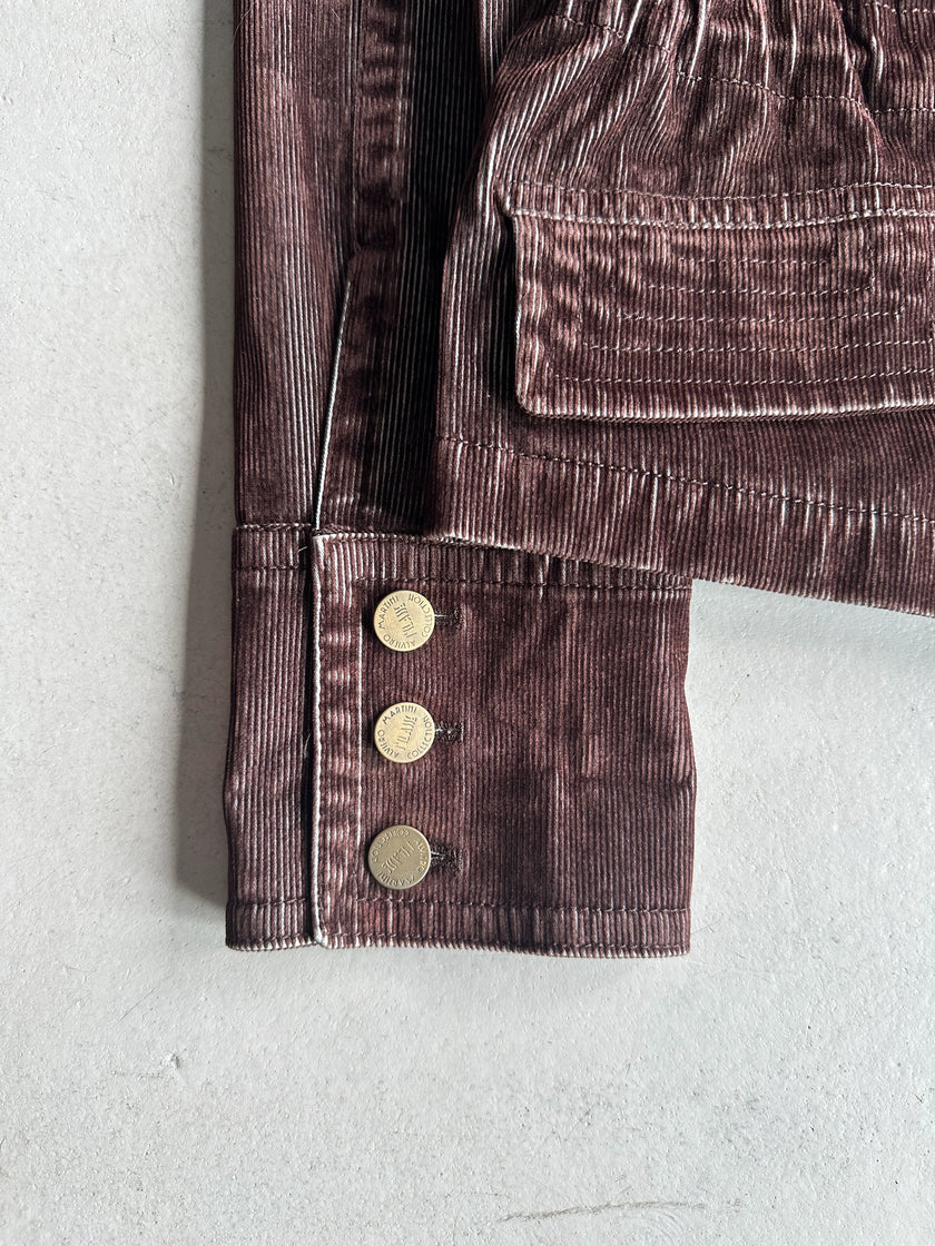 ALVIERO MARTINI 1° CLASSE - 2000s CROP FIT CORDUROY JACKET