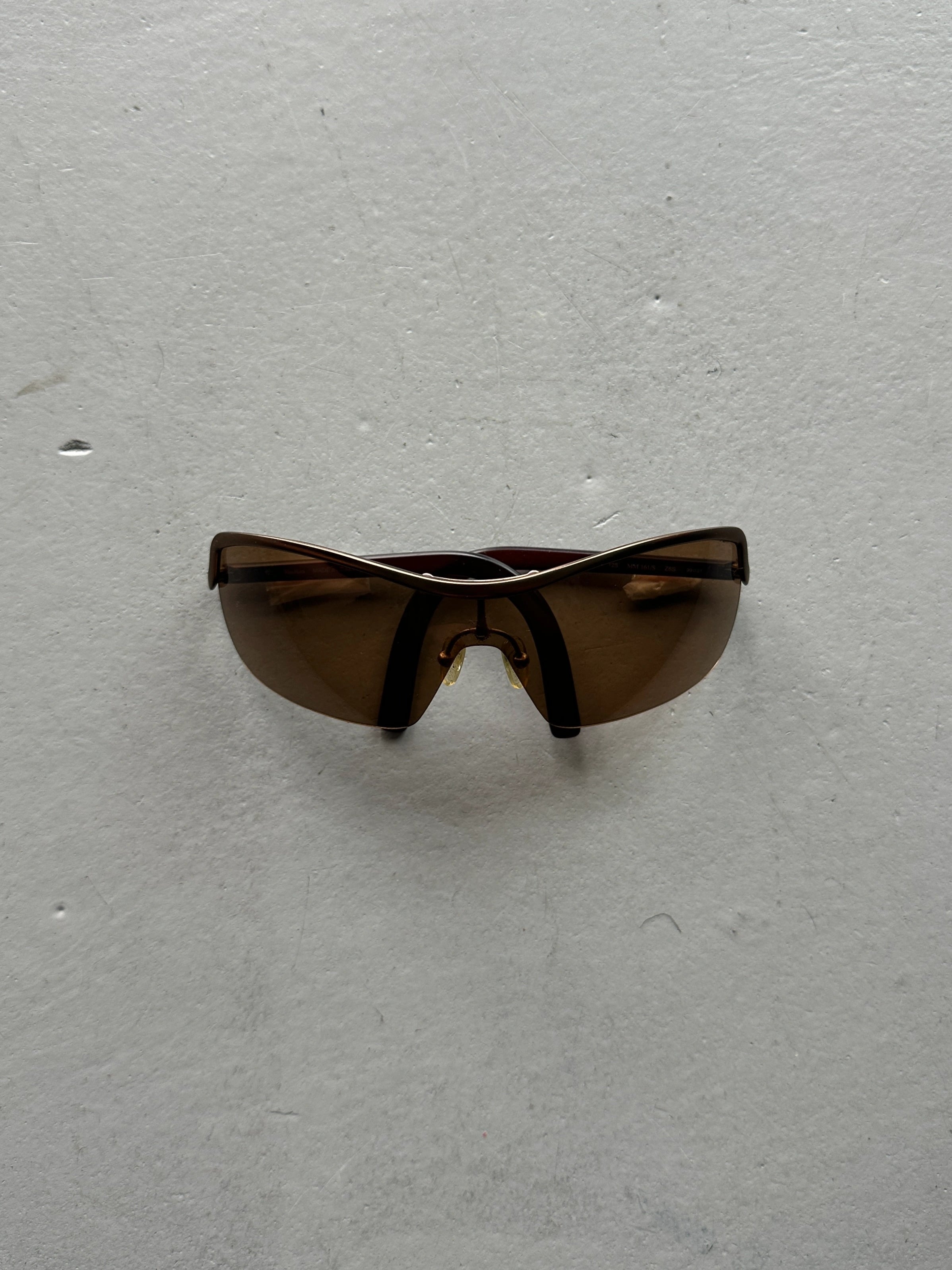 MAX MARA - 2000s SHIELD SUNGLASSES