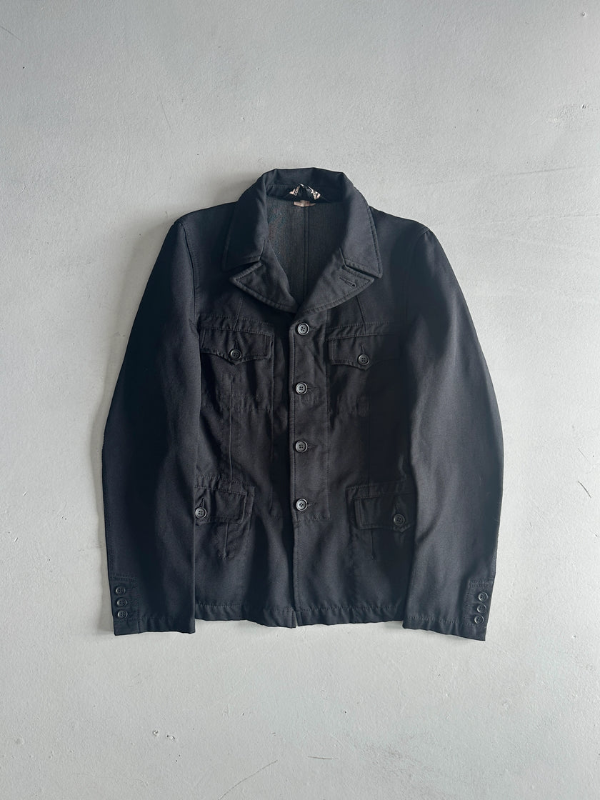 COMME DES GARÇONS BLACK - S/S 2011 MULTI POCKET STRAIGHT FIT JACKET