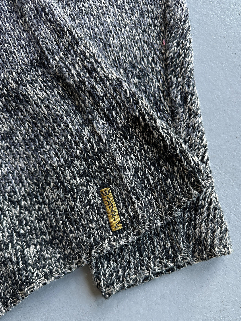 ARMANI JEANS - 1990s V NECK SOFT KNIT JUMPER