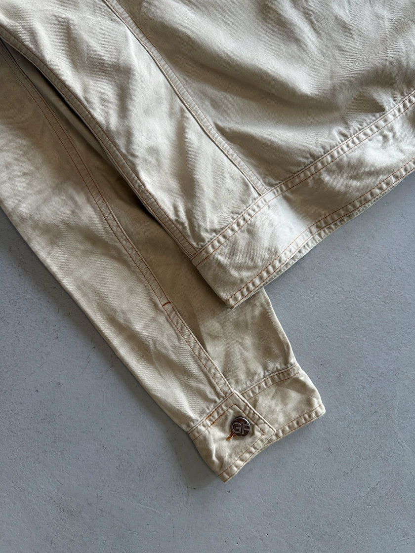 GIANFRANCO FERRÉ GF - 1990s DOUBLE BUTTON FRONT LIGHT JACKET