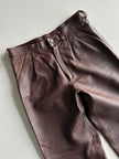 1990s BALLOON FIT LEATHER TROUSERS