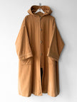 EMPORIO ARMANI - 1980s HOODED LONG CAPE COAT