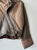 LA MATTA - 1980s PANELED CROP FIT JACKET WITH SHEARLING COLLAR