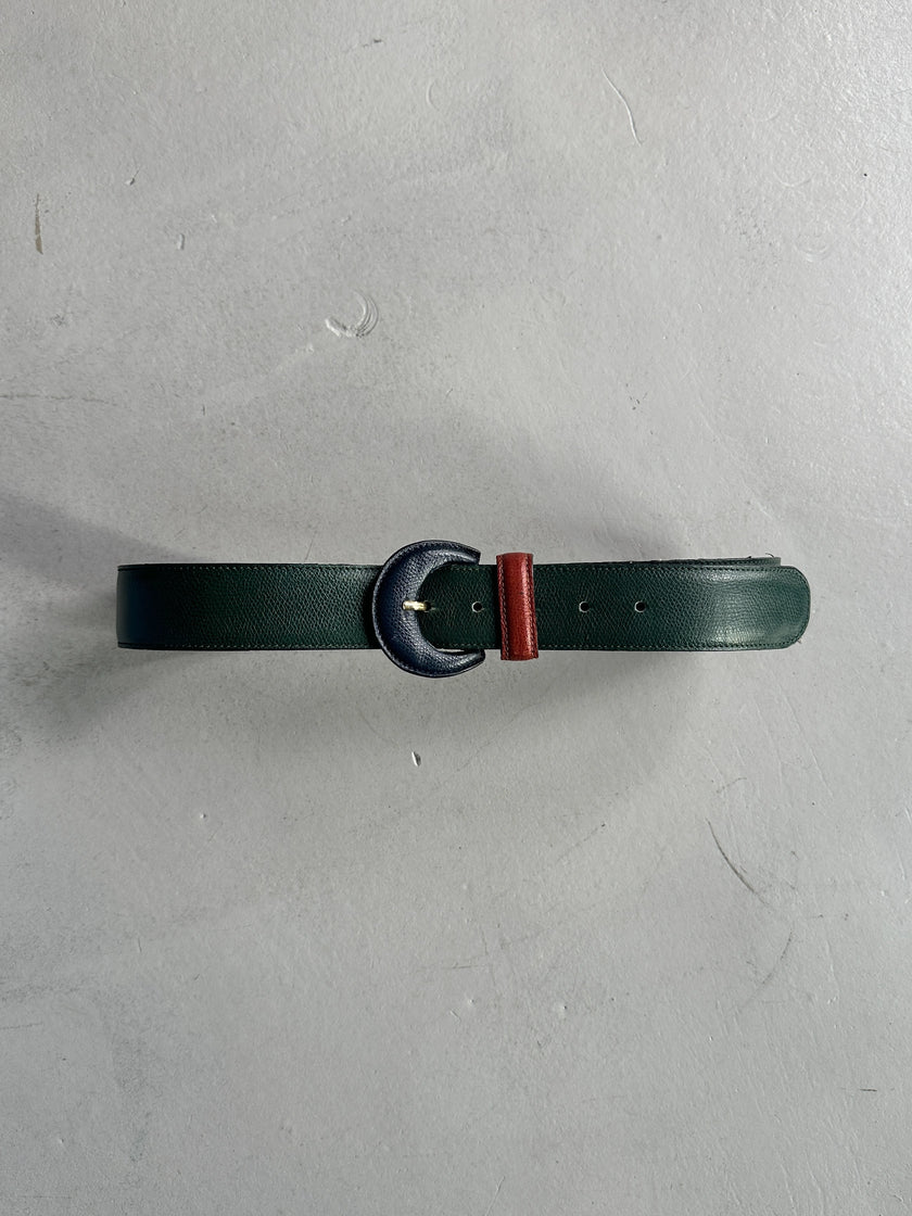 ETRO - 1990s MULTICOLOUR LEATHER BELT