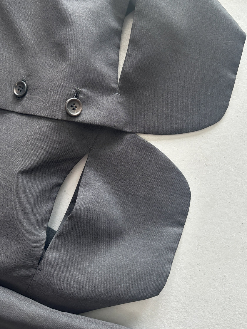 YOHJI YAMAMOTO Y's - A/W 2012 SLIT OPENING BLAZER