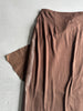 MARIELLA BURANI - 1990s ASYMMETRICAL PANELED LEATHER SKIRT