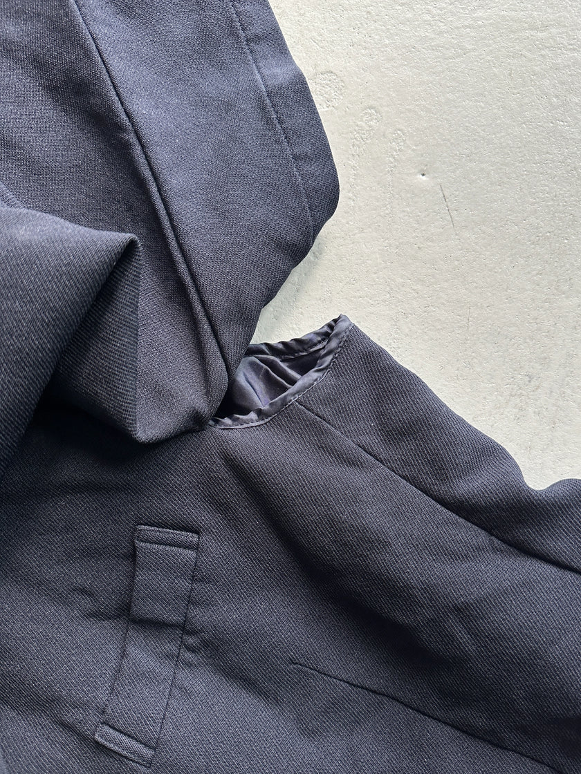 COMME DES GARÇONS - S/S 2011 CAPE BUTTONED BLAZER