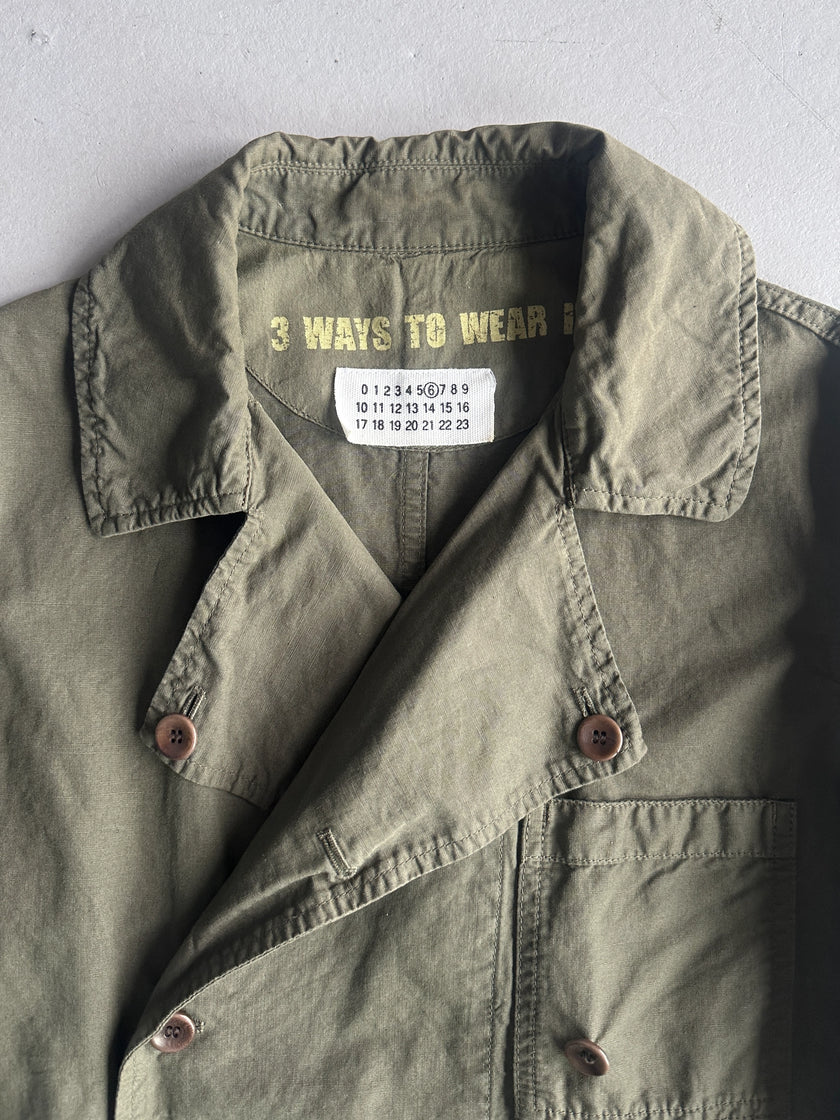 MARTIN MARGIELA - S/S 2003 3 WAYS TO WEAR BUTTONED JACKET