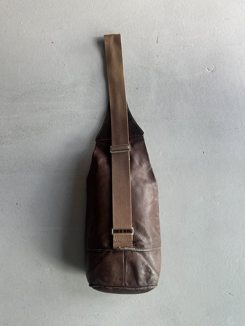 GIANFRANCO FERRÉ - 1990s LEATHER SLING BAG