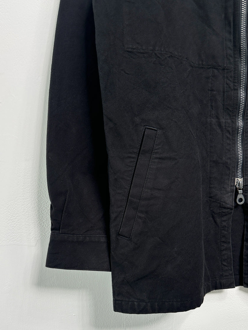 YOHJI YAMAMOTO Y'S FOR MEN - S/S 2003 ZIPPED FUNNEL NECK COTTON JACKET