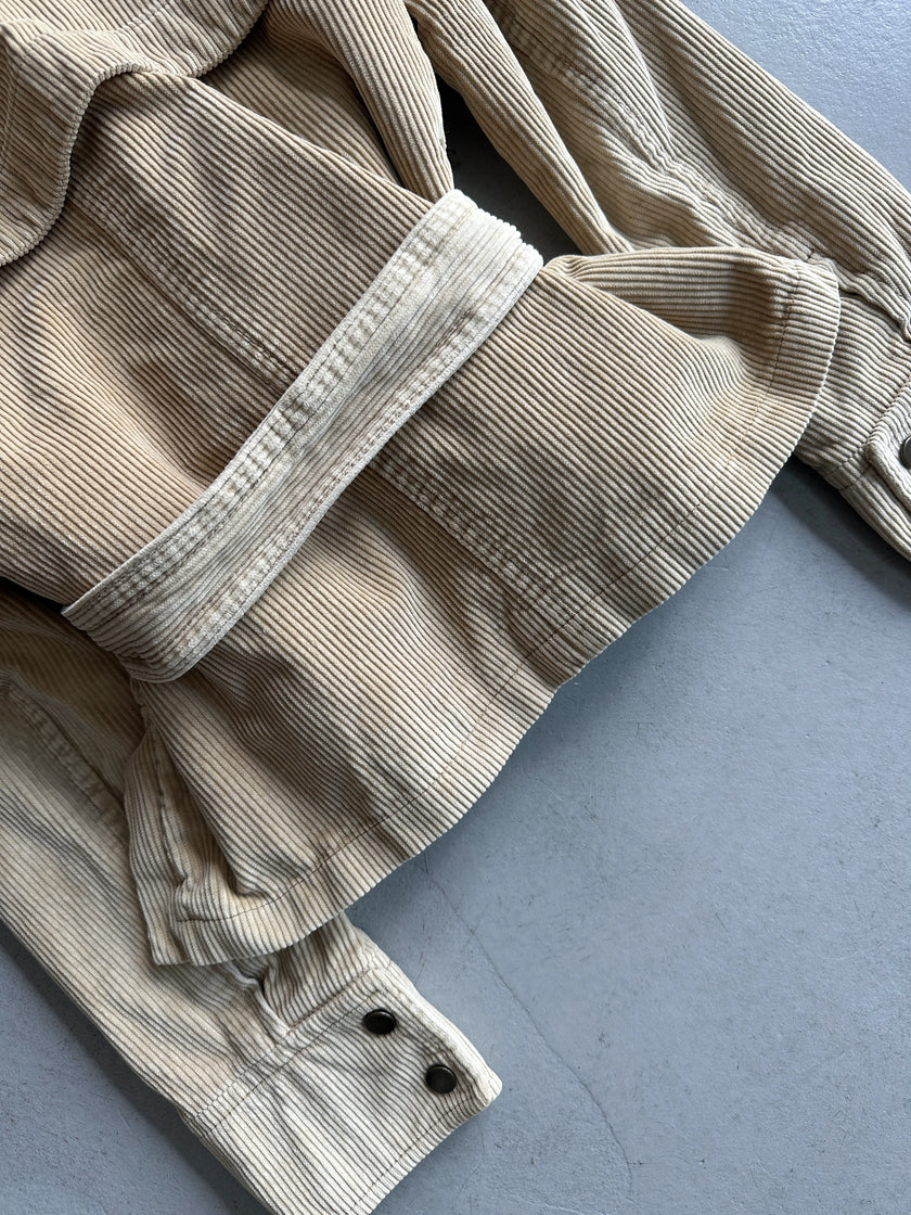 DSQUARED2 - F/W 2004 CORDUROY BELTED MULTI POCKET JACKET