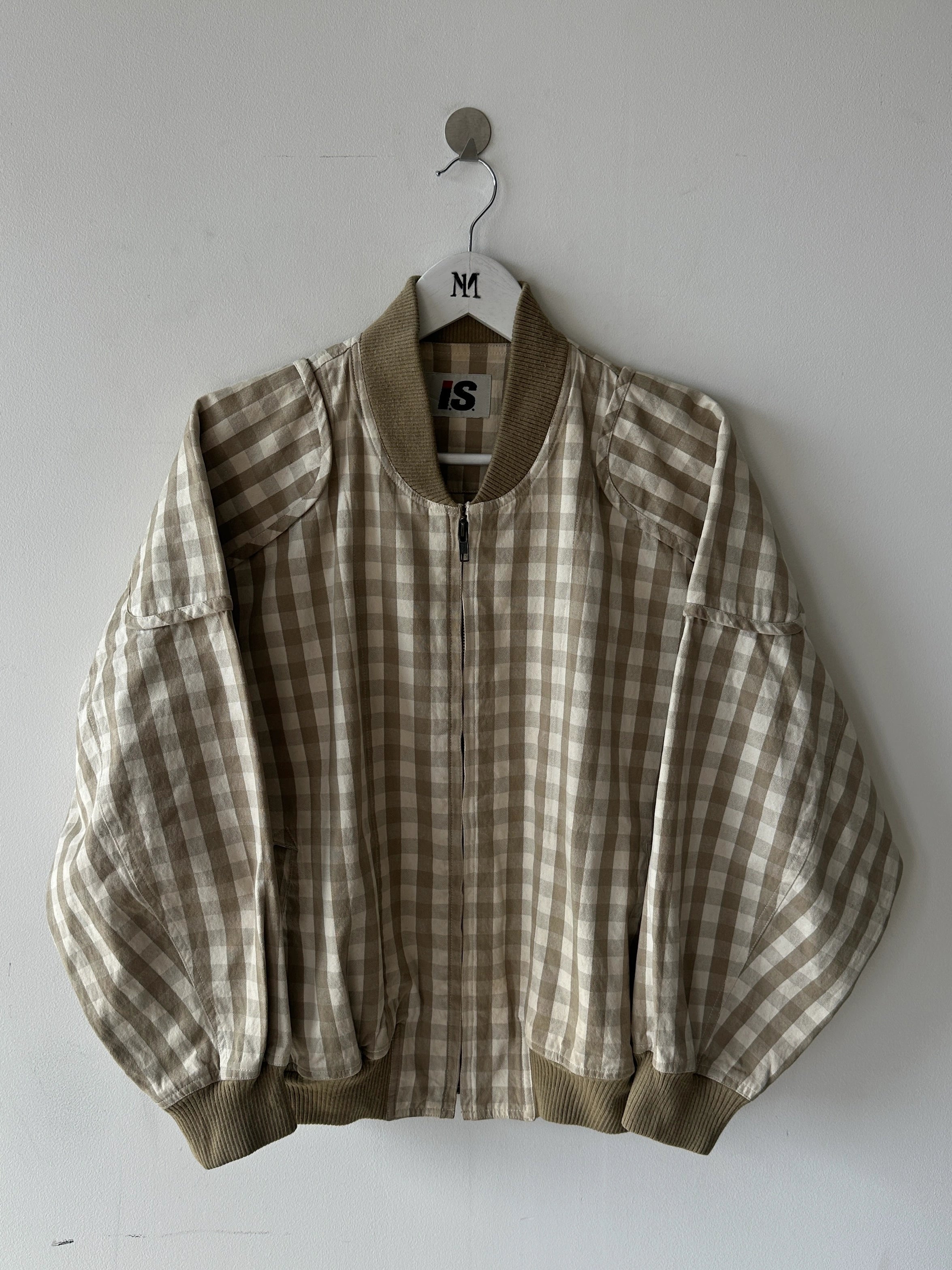 ISSEY MIYAKE IS X TSUMORI CHISATO - A/W 1984/85 CHECKED BOMBER JACKET
