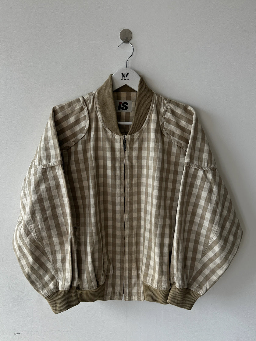 ISSEY MIYAKE IS X TSUMORI CHISATO - A/W 1984/85 CHECKED BOMBER JACKET