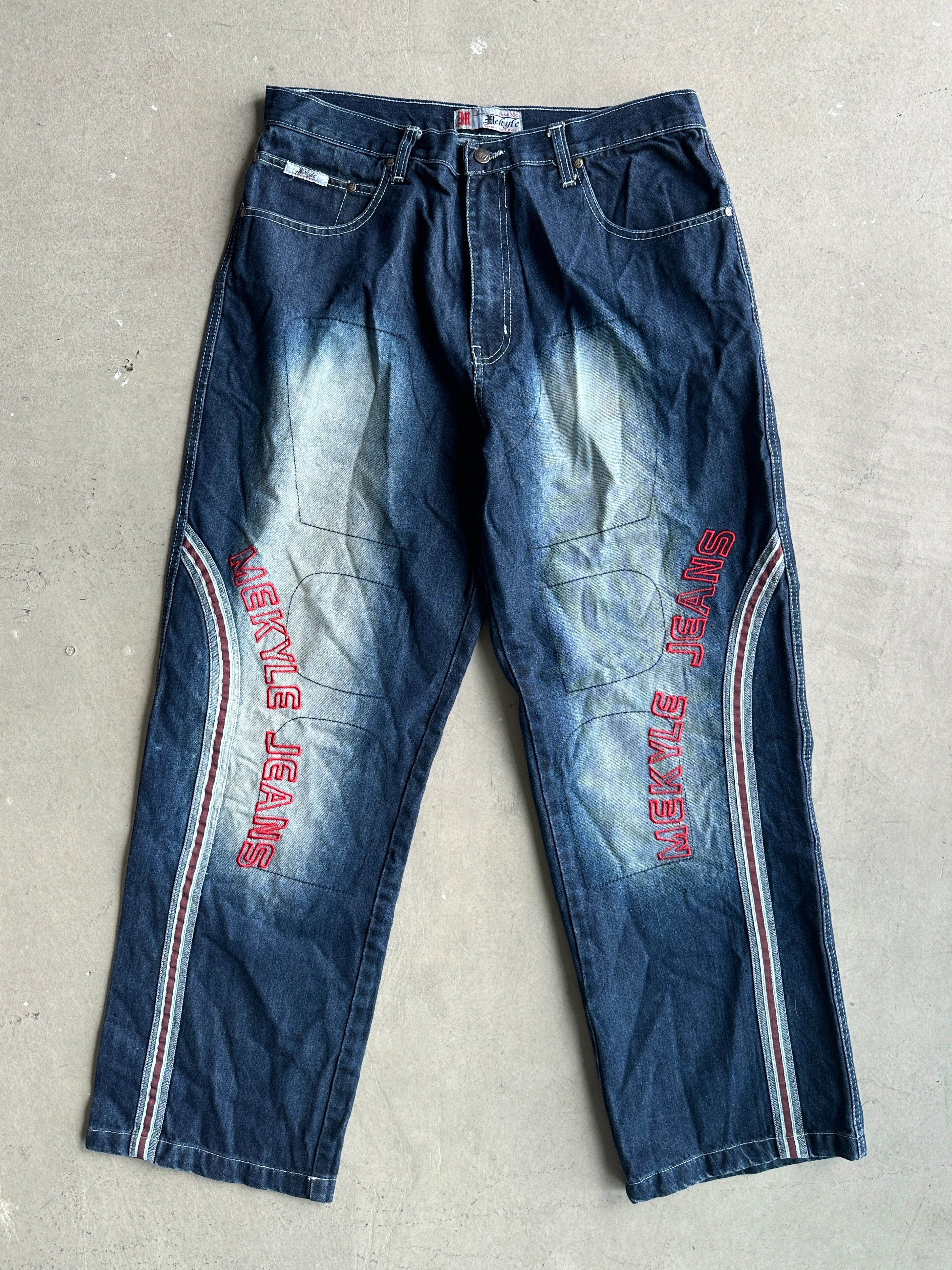 2000s BAGGY BIKER JEANS