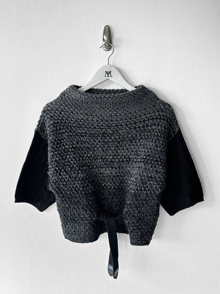 DANIELE ALESSANDRINI - early 2000s BOXY CHUNKY KNIT TOP