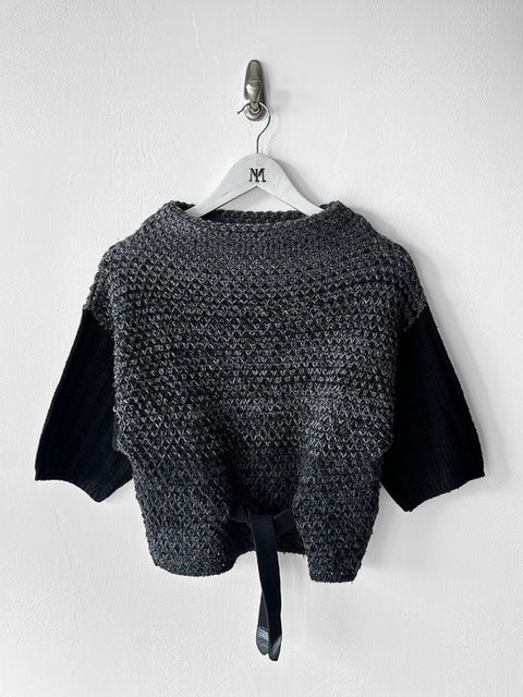 DANIELE ALESSANDRINI - early 2000s BOXY CHUNKY KNIT TOP