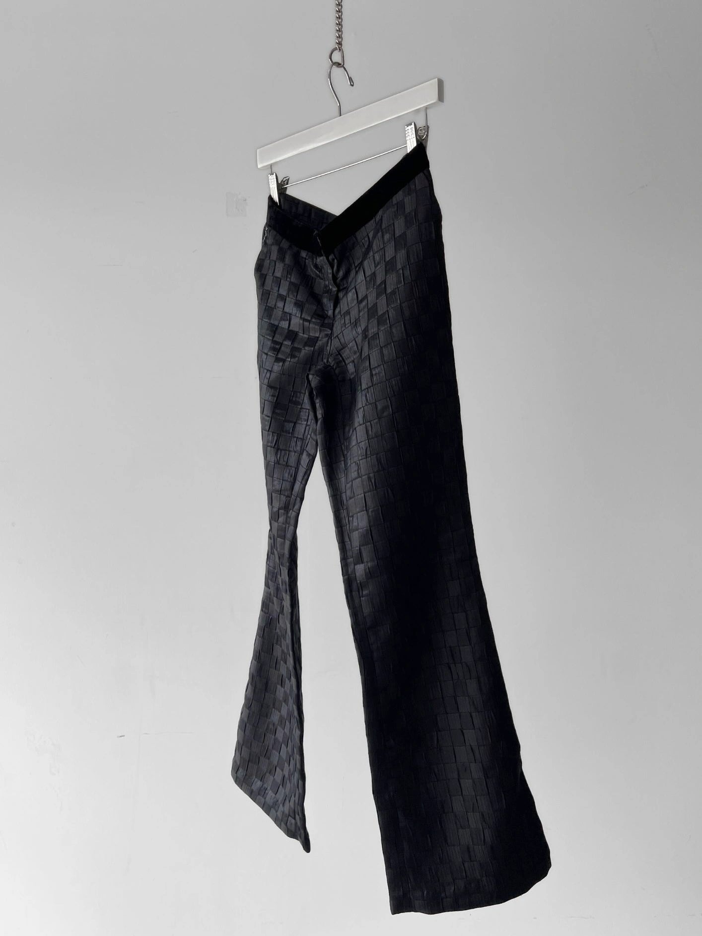 EMPORIO  ARMANI F/W 2004 LOW WAIST SATIN TROUSERS
