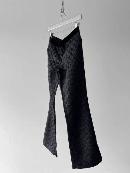 EMPORIO  ARMANI F/W 2004 LOW WAIST SATIN TROUSERS