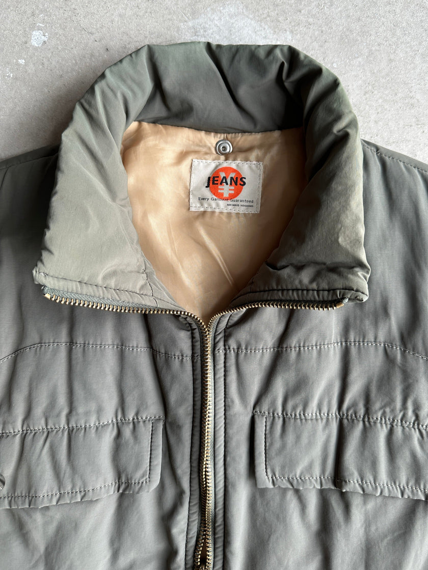 MICHIKO KOSHINO- 2000s CARGO PUFFER VEST