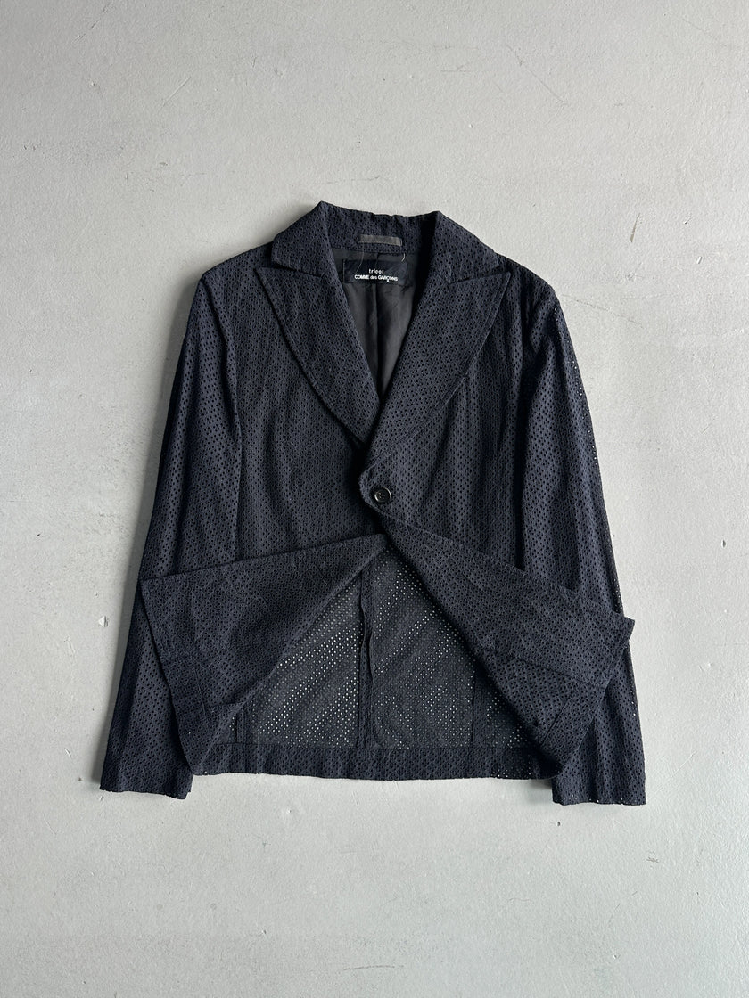 COMME DES GARÇONS TRICOT - 1990s LACE BLAZER