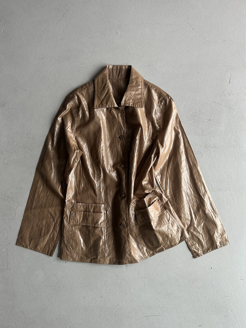 HIROKO KOSHINO BIS - 2000s SEMI TRANSPARENT JACKET