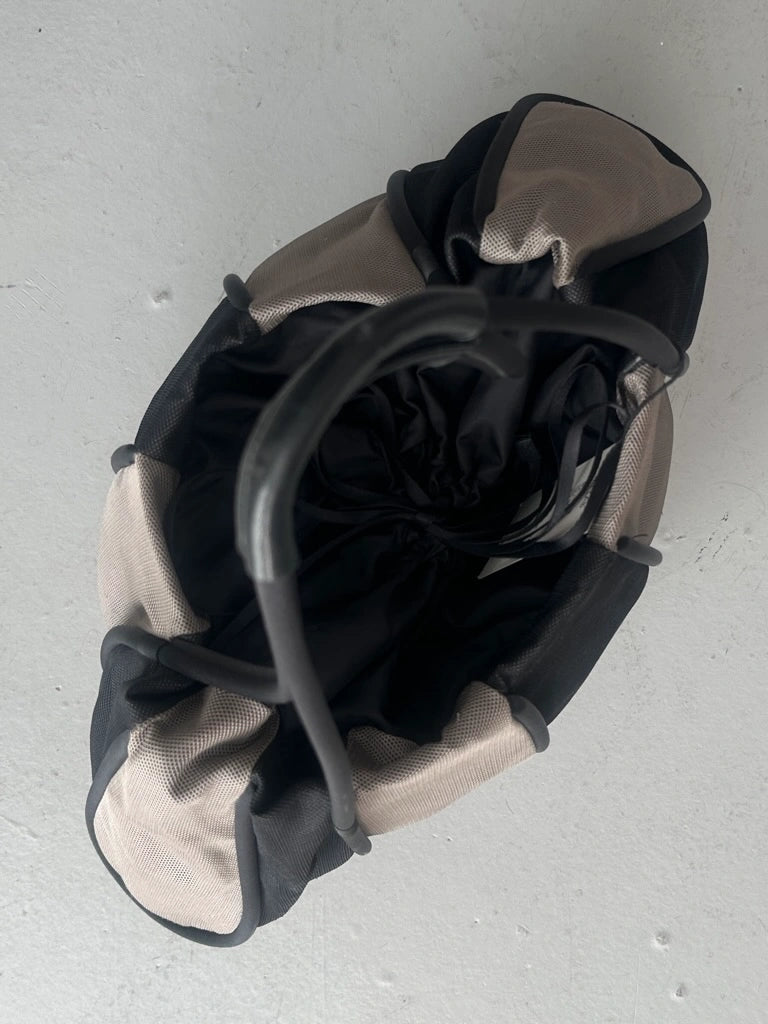 ISSEY MIYAKE PLEATS PLEASE - early 2000s MESH BALLOON TOTE BAG