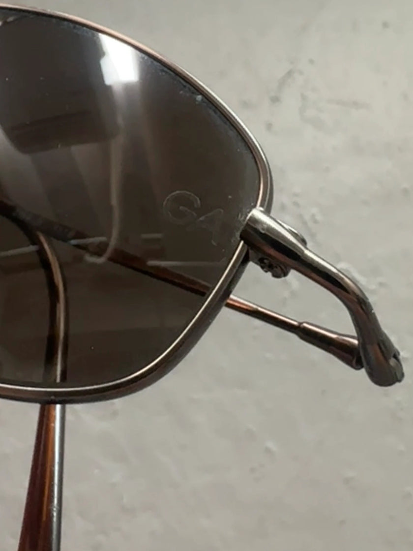 GIORGIO ARMANI -  1990s RIMLESS OVAL SUNGLASSES