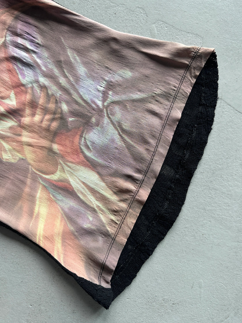 DOLCE & GABBANA - S/S 1998 VIRGIN MARY PRINT MESH BACK VEST TOP