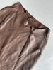 MARIELLA BURANI - 1990s ASYMMETRICAL PANELED LEATHER SKIRT