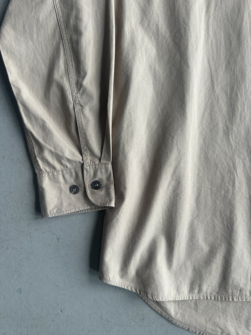 HELMUT LANG - S/S 1996 CONTRASTING COLLAR LONG SLEEVE SHIRT