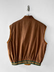 SPANISH LABEL 1980s 2 in 1 BOMBER JACKET WITH ZIP OFF SLEEVE