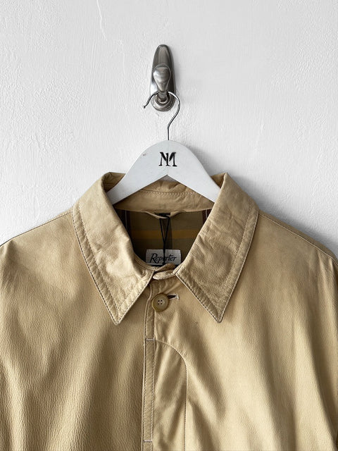 ITALIAN LABEL 1990s LEATHER BLOUSON JACKET